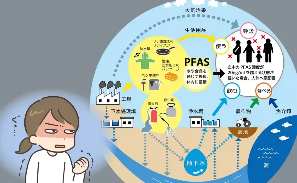 PFASの発生メカニズム